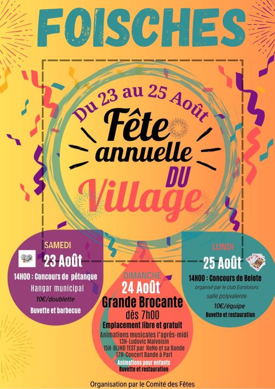  affiche fête 2025