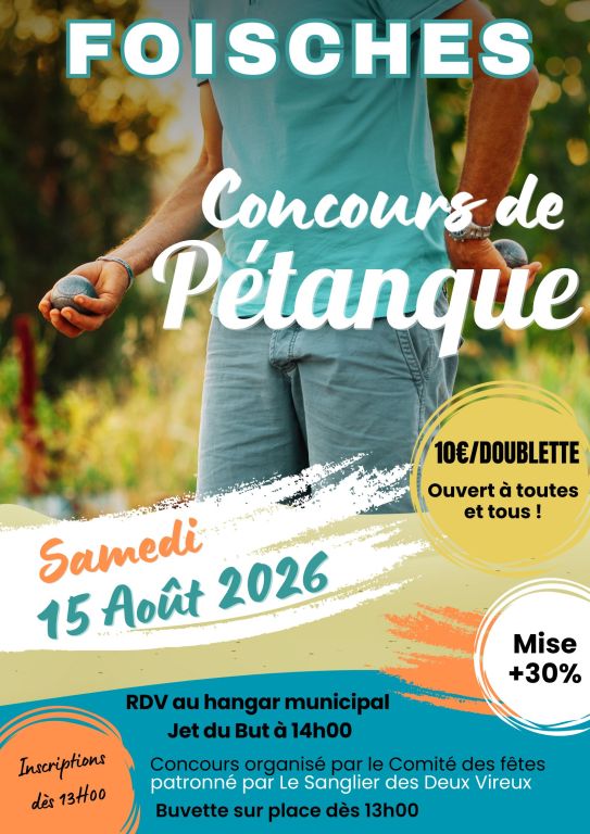 affiche pétanque 2024
